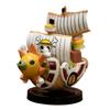 7cm Anime One Piece Schiff Figur Luffy Modell Spielzeug Super Süß Mini Boot THOUSANDSUNNY Going Merry Zusammengebautes Modell Actionfigur