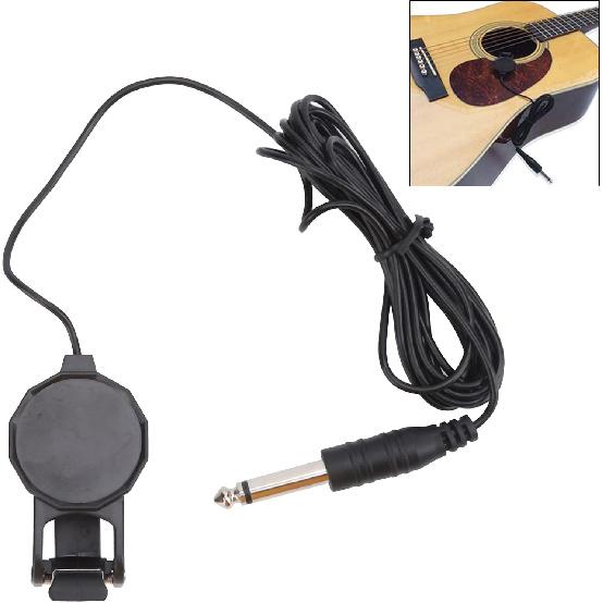 Clip On Pickup Microphone High Sound Quality, Portable, ABS and Metal Material for Violin Acoustic Guitar Ukulele