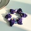 Colorful 3D Fruit Elastic Bangle Resin Exaggerated Bracelet Unique Beaded Bracelet  Women