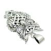 925 Silver Owl Pendant Top M1 [Silver One] Men's