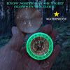 Camping Survival Pocket Compass - Heavy Duty Copper Clamshell Waterproof Glow-in-the-Dark Kids Compass