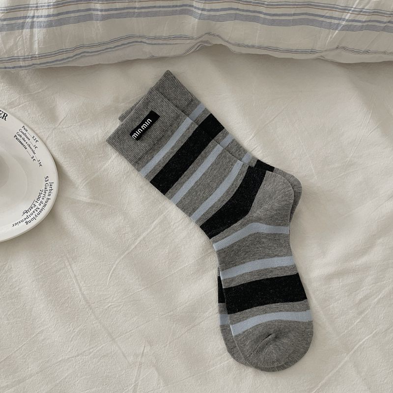 Winter Socks Cartoon Puppy Bow Wool Socks Cute Warm Socks Stacked Socks