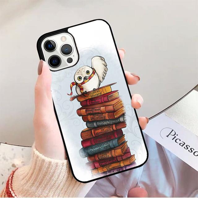 Read Books illustration Phone Case for iPhone 17 Air 16 16e 15 Plus for Apple 13 11 12 14 Pro Max Cover coque fundas