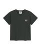Malittepeulangsowajeobeo W Antique Classic Logo Slim Crop Tee Charcoal