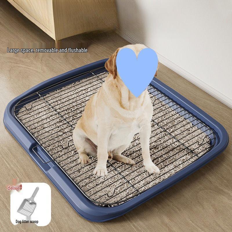 Cross-Border Pet Toilet for Medium & Large Dogs - Anti-Stepping, Full Range Cleaning Solution