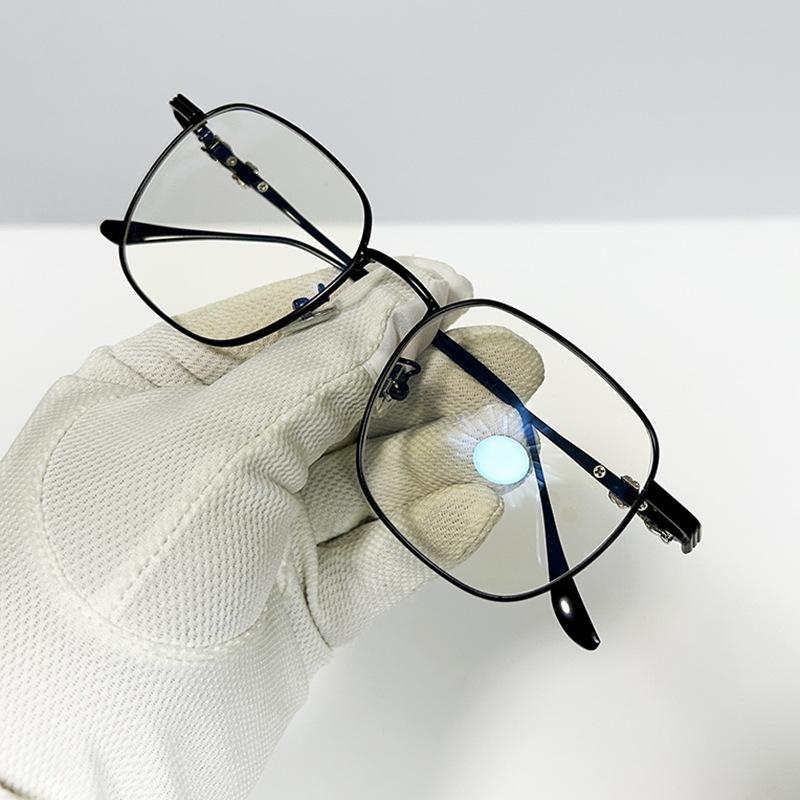 Mai Sui Glasses Women'S Metal Box College Casual Wind Myopia Frame Men'S And Women'S Anti-Blue Light Mirrors Men'S