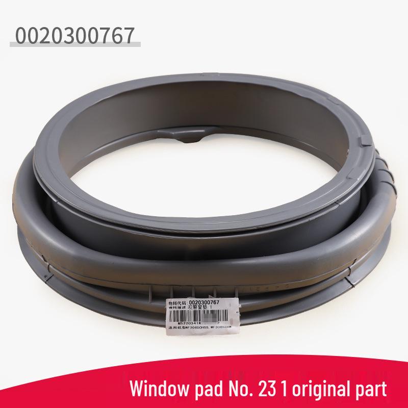 Drum Washing Machine Door Seal Gasket & Window Pad Replacement Set