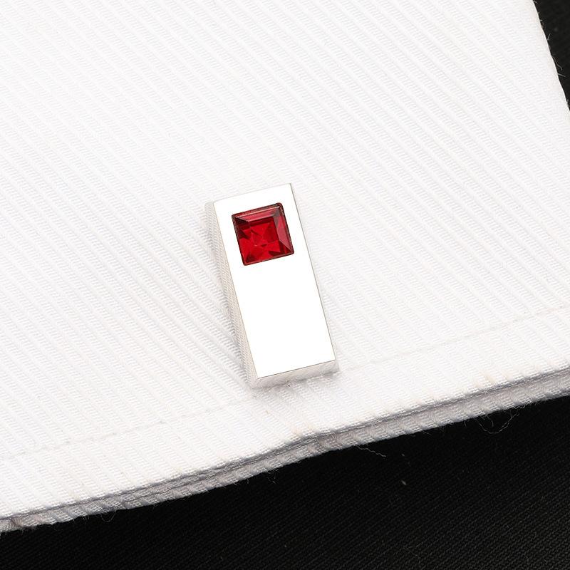 French Shirt Cufflinks Business Crystal Cuff Nails Men'S High-End Shirt Buckles Cuff Buckles Men'S And Women'S Gift Boxes