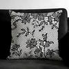 Lace Print Pattern Fashion Cushion Cover Pillowcase Ultra Soft Skin Friendly Fabric Cloud Like Comfort & Concealed Zipper