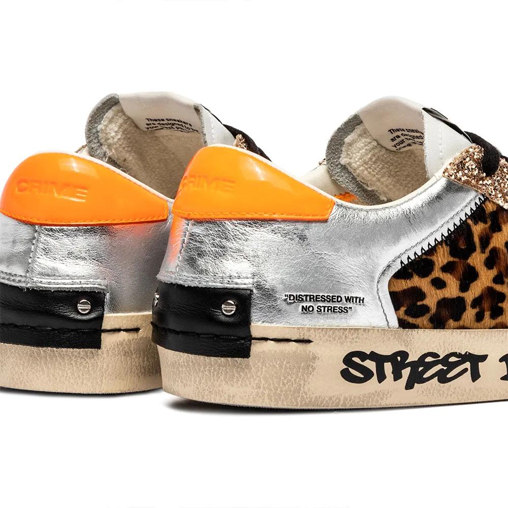 Crime London Distressed Sneakers
