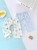 Baby Cotton Cartoon Open-Crotch Pants for Potty Training - Cool & Cute Summer Style for Infants & Toddlers