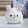 Bag Accessories Pp Cotton Rotate Tail Rabbit Beeping Pink Pig Keychain Stuffed Simulation Chick Key Ring Girls