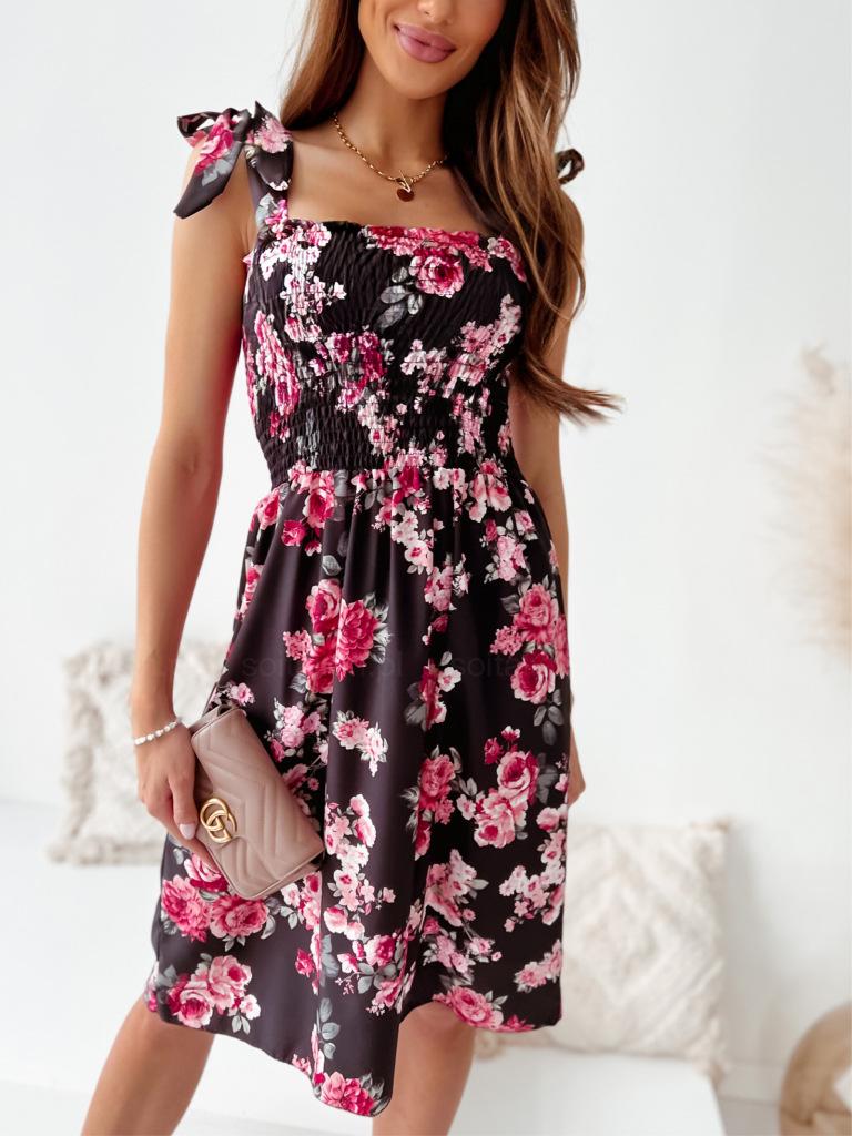 2023 Women's Floral Sling Wrap Dress