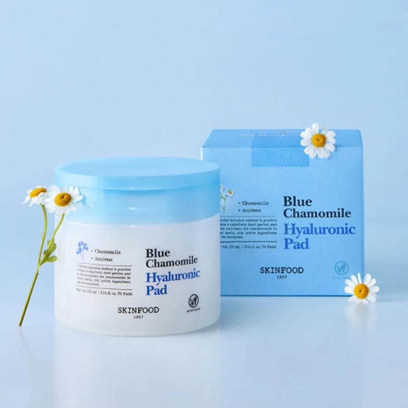 Skinfood Blue Chamomile Hyaluronic Pad (70ea)