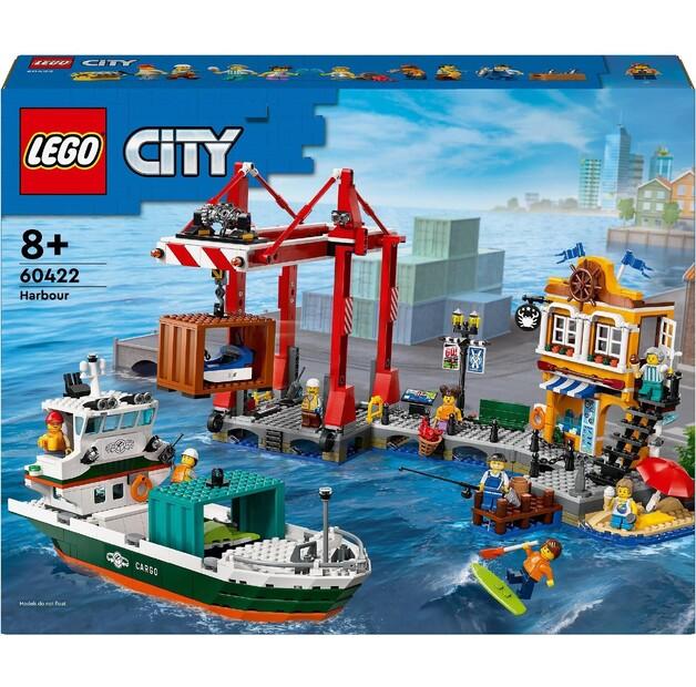 LEGO City 60422 Seaport with Cargo Ship