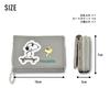Snoopy Tri-fold Wallet with Bill and Coin Compartment, Exterior Divider, for Women, Commuting, School, Travel, Adults, Students, and Kids, Cute