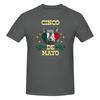 Piece Cat Celebrate Funny  Cotton TShirt Cinco De Mayo Tees Tops For Unisex