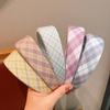 Textured Fabric Headband: Japanese-Korean Style for Girls - Perfect for Going Out, Hair Tying, or Washing Face.