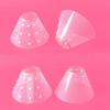 Plastic Pet Protective Collar Transparent Elizabethan Collar Cat Recovery Collar  Wound Protection