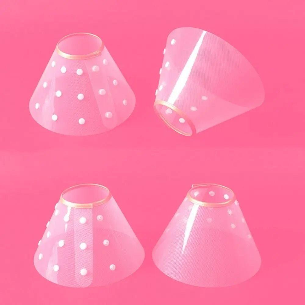 Plastic Pet Protective Collar Transparent Elizabethan Collar Cat Recovery Collar Wound Protection