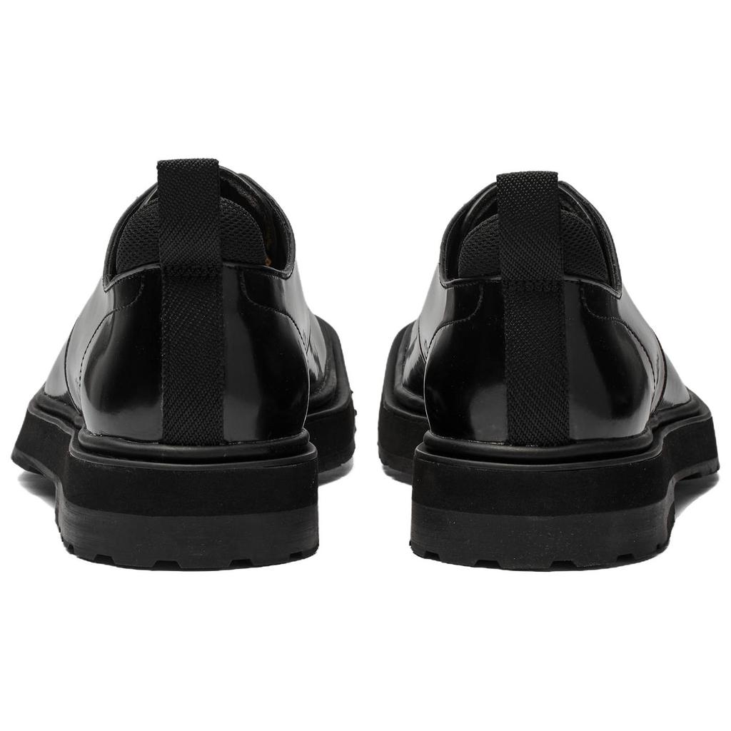 Onitsuka Tiger Derby Comfortable Versatile Formal Leather Shoes Unisex Shoes Black 1183C419-001