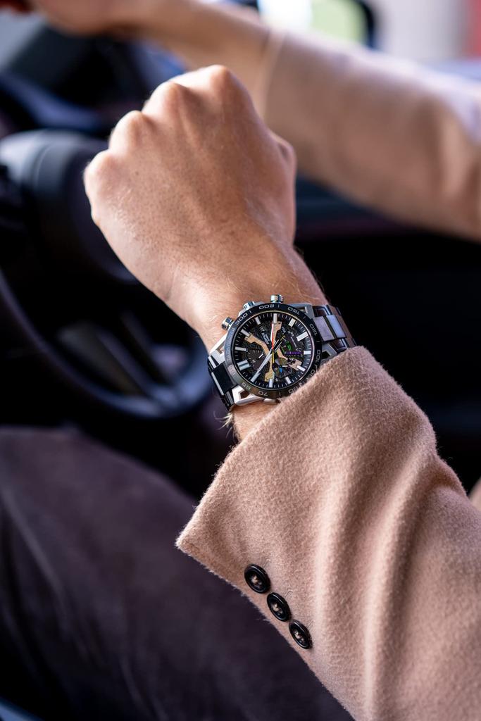 Edifice Watch SOSPENSIONE Bluetooth Utstyrt med Solar Black [Casio] [] EQB-2000YDC-1AJF Herre