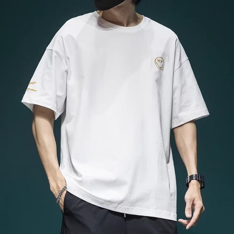 PLAYBOY Men's Pure Cotton Short Sleeve T-Shirt