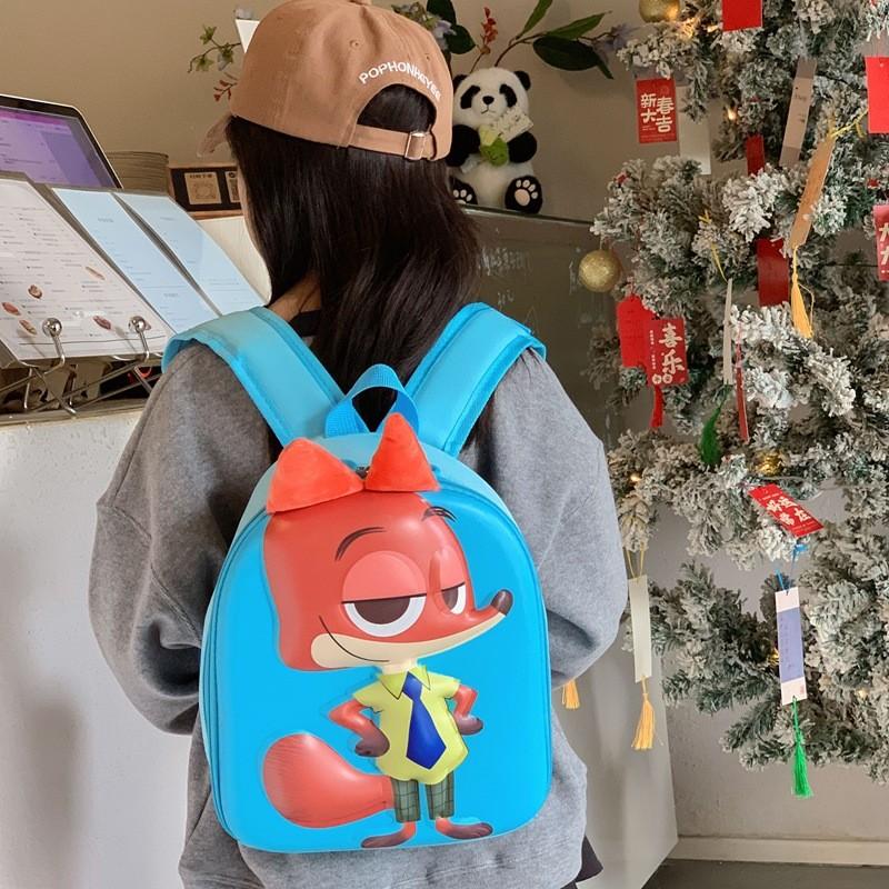 Zootopia Judy Hopps Nick Wilde Backpack With Durable Nylon And Cartoon Character Design For School Use