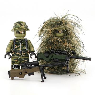 Kariniai statybiniai blokai Kareivio figūrėlės Ginklas Awm Moc Žaidimas Plytelės Vaikų Žaislai