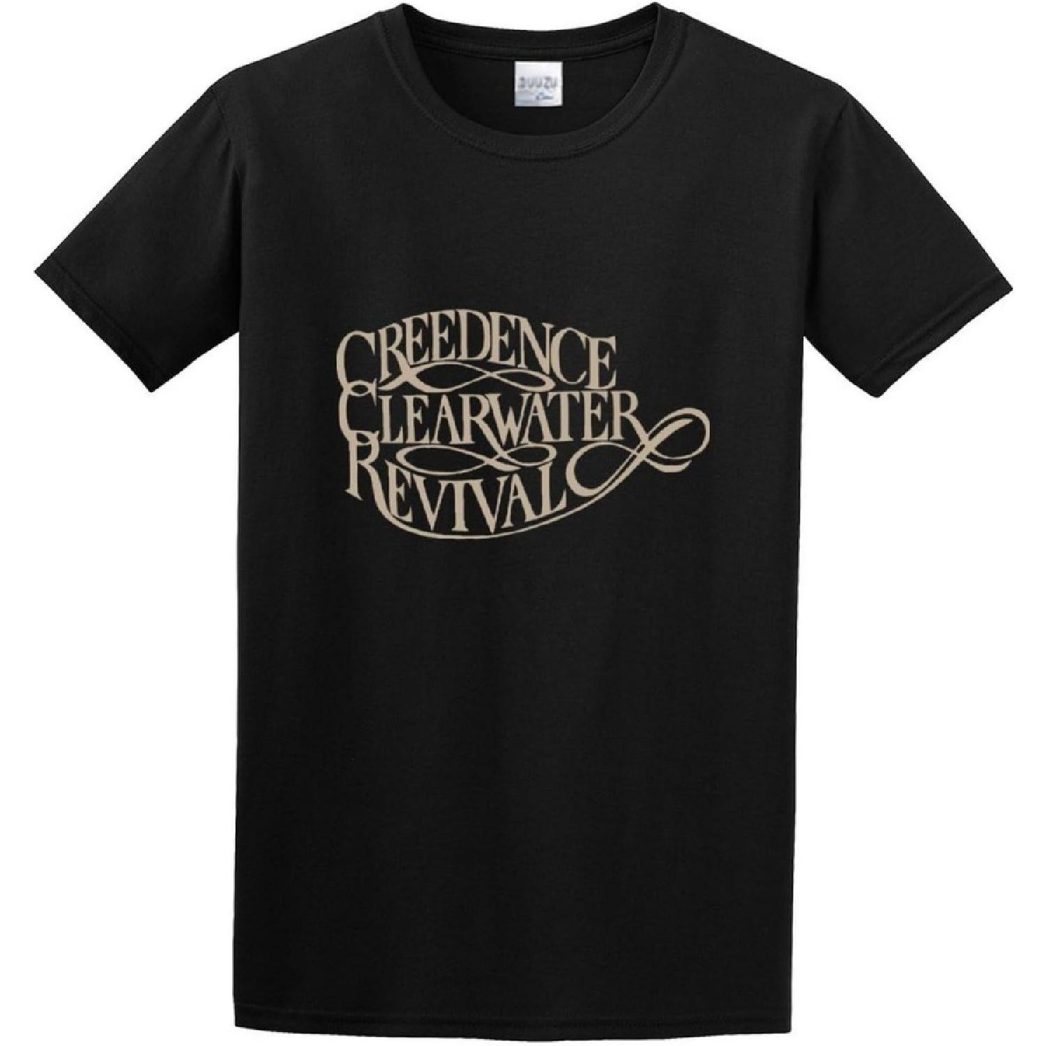 NUO FEI Creedence Clearwater Revival Band Logo T-Shirt Black XXXXXL разноцветный