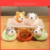 Plush Dog Keychain Corgi Toy With Pp Cotton Filling For Bags And Key Holders