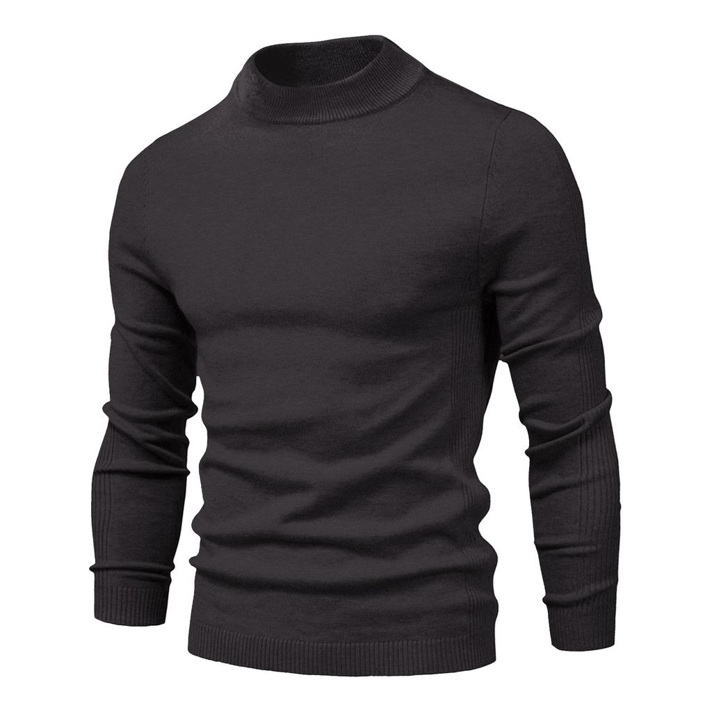  And Winter Thickened Warm Sweater Medium Collar Men's Multi-color Sweater