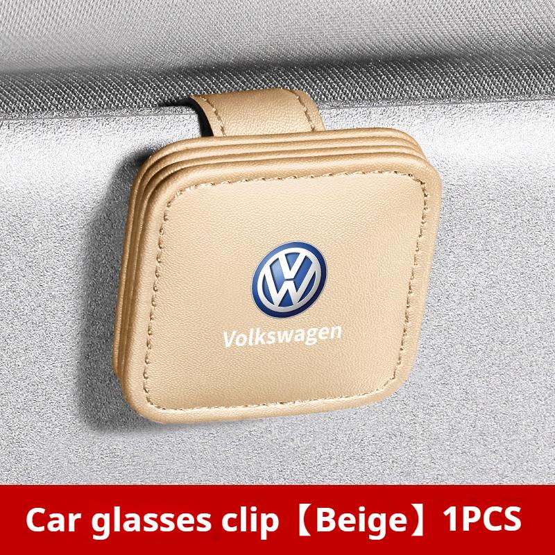 Hub Caps Car Visor Glasses Storage Box Sunglasses Clip Card Holder For VW Volkswagen Polo Golf Jetta Lavida Octavia Tiguan Passa