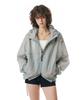 Secondmono Flap Sheer Windbreaker [Gray]_Sejk010Gray