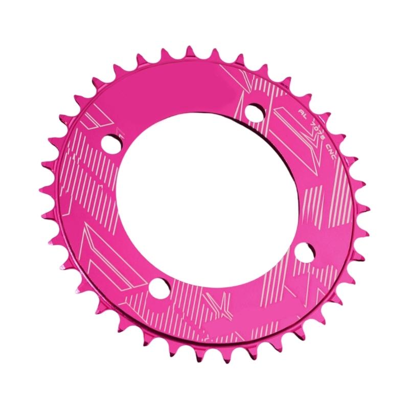 32T/34T/36T/38T 104BCD Fahrrad Rundform Narrow Wide Kettenblatt Kettenrad Fahrrad Kreis Kurbelgarnitur Einzelblatt Teile