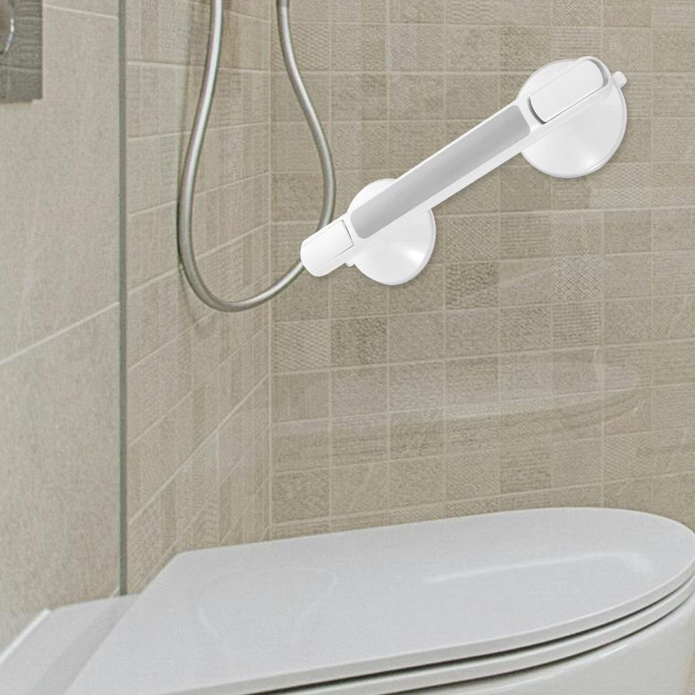 Non-slip Bathroom Grab Rails Super Large Suction Cups Barrier-free Handrail Shower Handle  Disabled