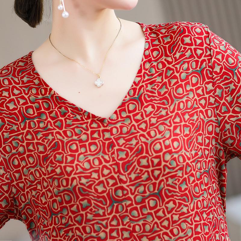 Summer Plus Size Elegant Dresses for Women  Casual Half Sleeve Long Dress