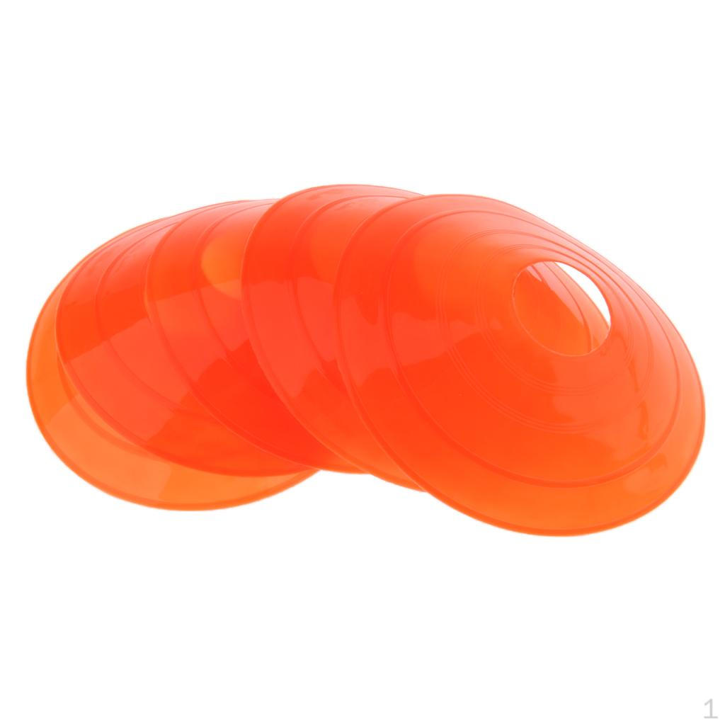 Soccer Cones Discs Integrated Skating Agility Training Aid оранжевый
