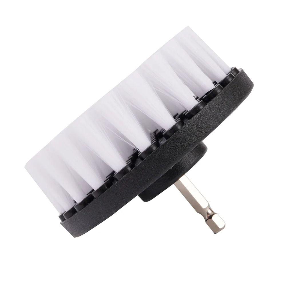 1ks Nylonový čistič kartáčů na elektrickou vrtačku Power Scrubber Brush Pro čištění koberců, kůže, skla
