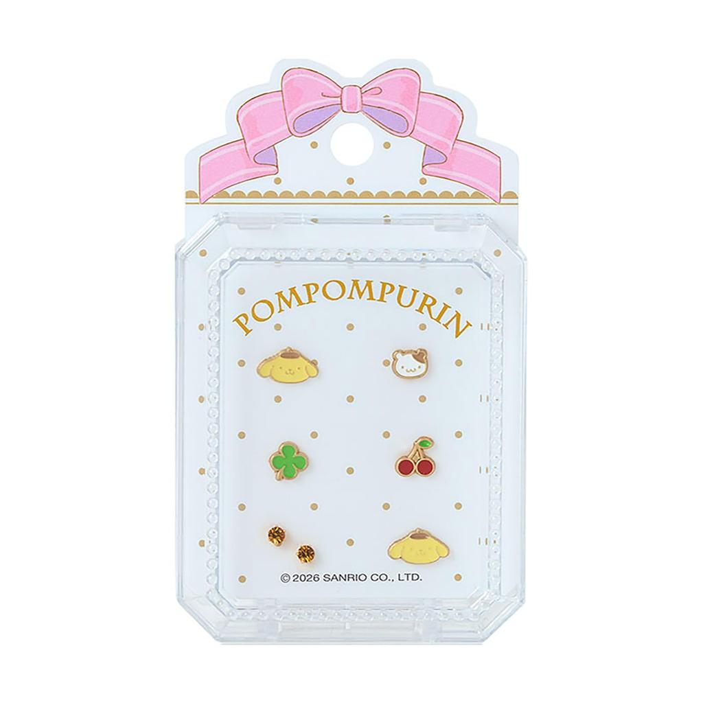 Sanrio Set of 7 Earrings Pompompurin 923192 (SANRIO) -