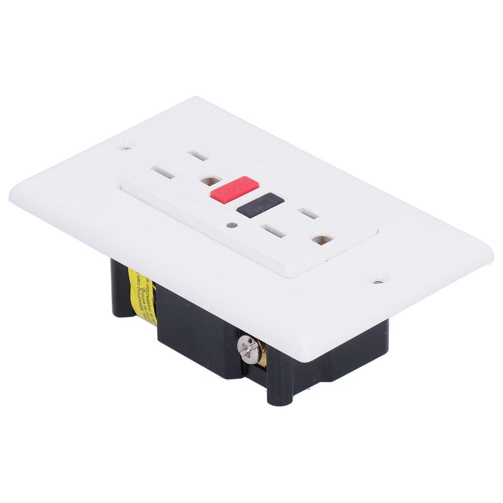 Wall Outlet  GFCI Smart Ground Fault Leakage  Socket Switch AC120V LD‑3003