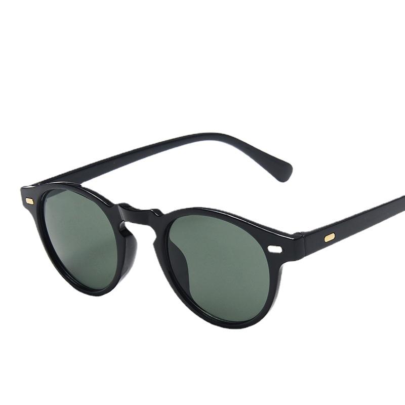 Retro Fashion Tom Round Style Sunglasses Men Vintage Women Brand Design Sun Glasses Male Female Uv400