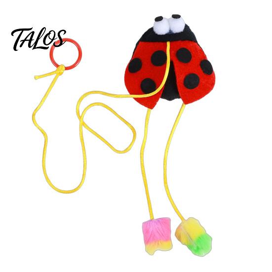 Self-Amusing Cat Toys for Solo Play Bungee Plush Toy, Pull String Bouncy Dangler Interactive Kitten Lightweight Cats To Carry Hanging Bouncing Animal