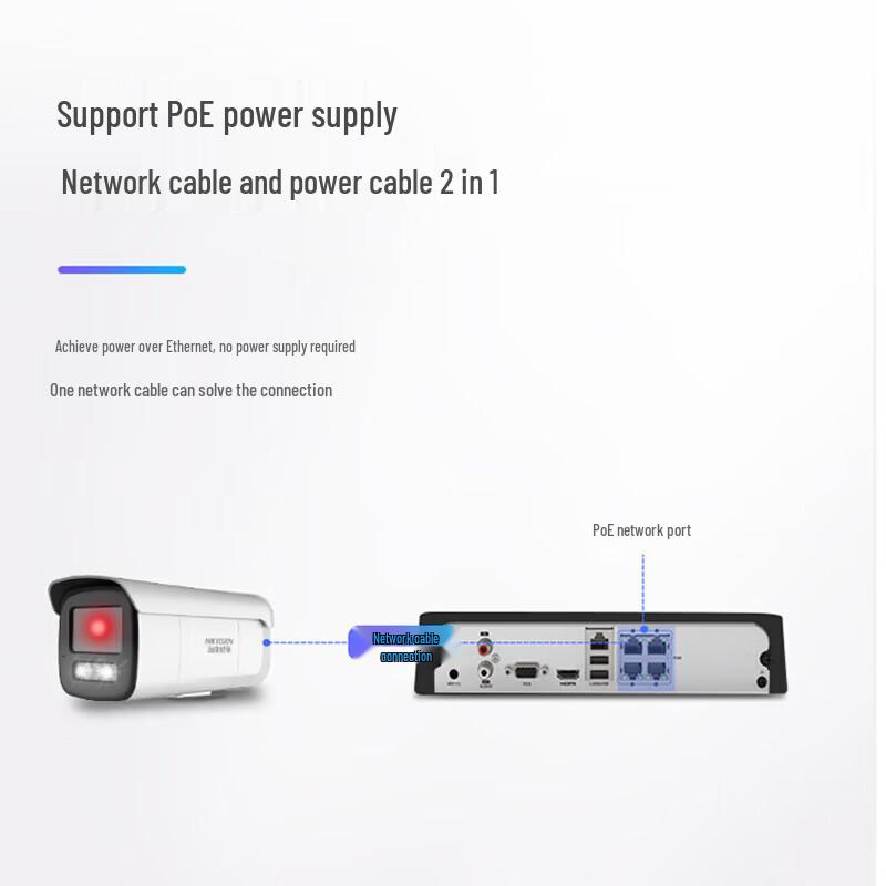 

HIKVISION Outdoor 8MP AI Full-Color Night Vision PoE Surveillance Camera