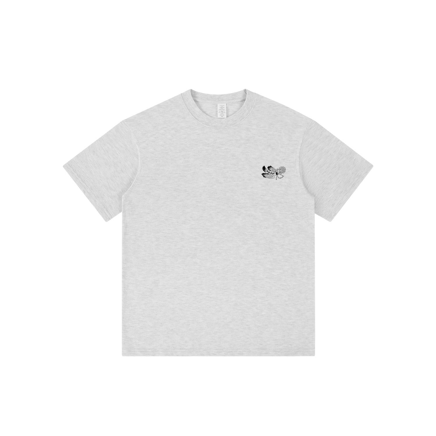 

Unisex Retro Minimalist Loose-Fit Graphic T-Shirt 2XL бежевый