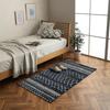 IKEHIKO Wilton Rug, Rectangular, Edia, Navy, Approx. 80 X 140cm, Antibacterial and Odor-Resistant, Geometric Pattern #2347609