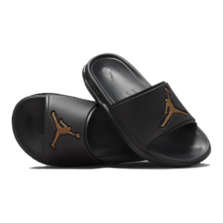 Jordan Jumpman Easy Comfortable Non-Slip Breathable Kids Slippers Kids slippers Black FQ1597-007
