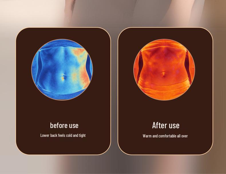 Smart EMS Waist & Arm Hot Compress Massager: Constant Temperature Microcurrent Device for Home Exercise & Relaxation