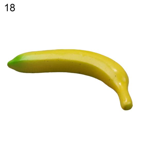 Artificial Fruit Banana Orange Lemon Lifelike Photography Prop Home Decor