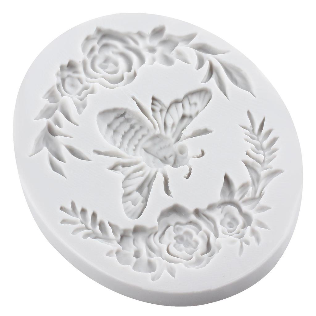 Bee Silicone Mold Bumble Bee Fondant Molds Cake Decorating Tools Cupcake Topper Candy Resin Clay Chocolate Gumpaste Mold